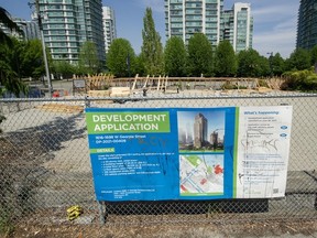 Anthem Properties is asking Vancouver city council to allow them to defer a $10 million payment for the construction at this property at 1616 - 1698 West Georgia.
