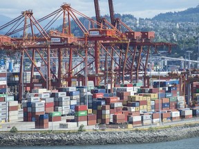 Port of Vancouver container yard