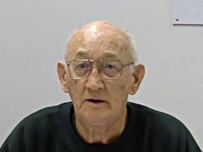 In this photo made from video on May 27, 2015, Gerald Ridsdale gives evidence during a child sex abuse royal commission. Australian ex-priest Gerald Ridsdale, who is serving a 39-year sentence for a series of convictions for abusing children, pleaded guilty Thursday to sexually abusing a 72nd victim.