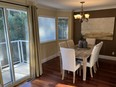 The eating area in the upstairs unit that was subject to the tenancy dispute. A North Vancouver couple were ordered by residential tenancy branch to pay former tenants $34,000, or year's worth of rent, after it ruled their son, Milad Hefzi, and not them, were named as landlord in the eviction notice. The branch's decision was overturned by the B.C. Supreme Court.