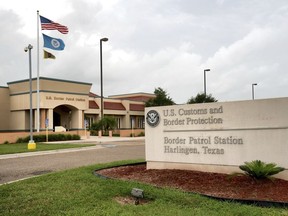 FILE - The Border Patrol station stands July 11, 2014, in Harlingen, Texas. Border Patrol medical staff declined to review the file of an 8-year-old girl with a chronic heart condition and rare blood disorder before she appeared to have a seizure and died on her ninth day in custody, an internal investigation found. U.S. Customs and Border Protection has said the Panamanian child's parents shared the medical history with authorities on May 10, a day after the family was taken into custody.