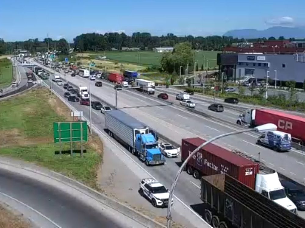 Traffic Alert: Highway 99 In Delta Reopens After Truck Hit Overpass ...