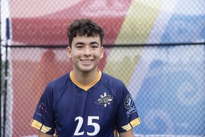 Halifax -- July 21, 2023: Richard Palmer Thomas from Musqueam First Nation is the youngest member of the B.C. under-19 men's soccer team that won the gold medal at the 2023 North American Indigenous Games. Submitted photo: Courtesy of NAIG 2023