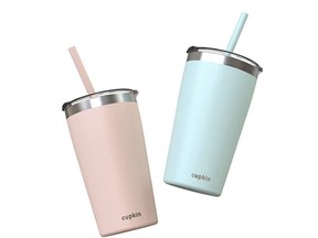 This photo provided by the U.S. Consumer Product Safety Commission shows CUPKIN Double-Walled Stainless Steel Children's Cups. More than 345,000 children's cups are being recalled due to lead levels that exceed the federal content ban, the U.S. Consumer Product Safety Commission said Thursday, July 20, 2023. Soojimus is recalling 8-ounce and 12-ounce models of its Cupkin Double-Walled Stainless Steel Children's Cups -- sold in various colors on Amazon and the Cupkin website from 2018 through March of this year, per the CPSC. (U.S. Consumer Product Safety Commission via AP)