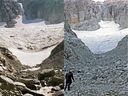 Vancouver's last remaining glacier is shrinking because of climate change. Comparing 2006 with 2022.