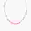 Leah Alexandra Bright Pink Opal Necklace.