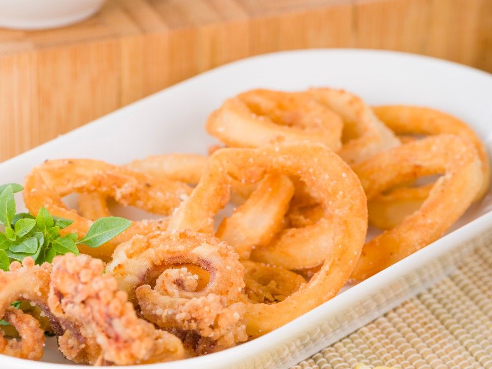 Crispy calamari.