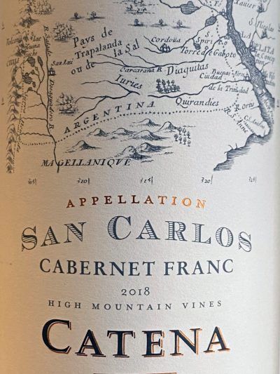 CatenaSanCarlosCabernetFranc2020