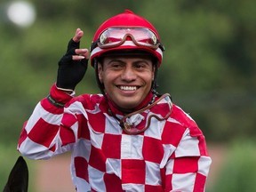 Jockey Antonio Reyes will be atop Air Force, gunning for her fifth-straight victory.