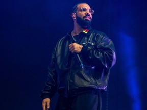 File photo: Drake performs during Lil Baby's Birthday Party at State Farm Arena on Saturday, Dec. 9, 2022, in Atlanta.