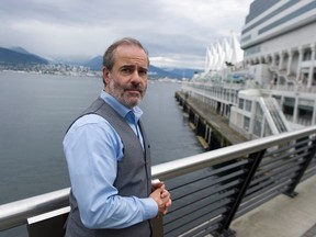 Vancouver, BC: AUGUST 20, 2020 -- Royce Chwin, president and CEO of Tourism Vancouver, at the Vancouver Convention Centre in Vancouver, BC August 20, 2020.