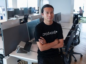 Elliot Chan is the digital marketing manager at Vancouver startup Produce8. The company has flexible work hours and encourages employees to work less than 40 hours per week, as long as their work is being completed.