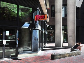 The JJ Bean outletat the Woodwards Building which has just closed as owner John Neate says persistent crime and vandalism meant it was losing money.