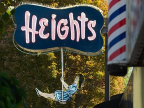 Burnaby Heights’ iconic neon swinging girl sign was commissioned in 1955 for Helen’s Children’s Wear and is now located near Cioffi’s Meat Market & Deli.