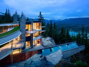 This Whistler residence was listed for $39,000,000 and sold for $32,000,000.