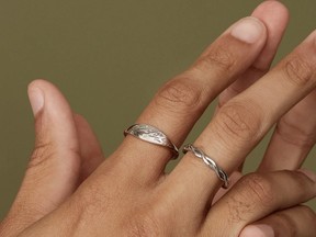 wenty Compass 'Flora' silver ring, $50 at Indigo, indigo.ca (single use)