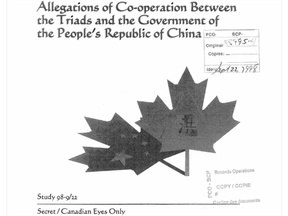 An early draft of this report had been leaked before now but was controversially discredited by Canada’s Security Intelligence Review Committee.
