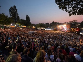 Crowds enjoying a show at the PNE Amphitheatre during the summer of 2023. The open-air venue was built in the 1960's and had its last show on Monday.
