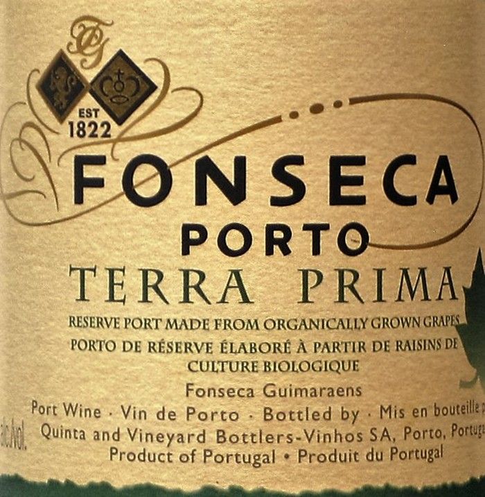 Fonseca Terra Prima Organic Reserve Port N/V