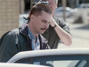 Kenneth Mackay leaves a Saskatoon courthouse in 2002.