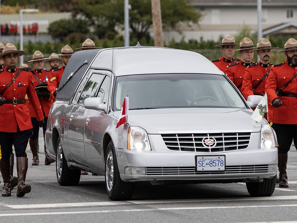 Photos: Thousands Gather For Const. Rick O'Brien's Funeral In Langley ...