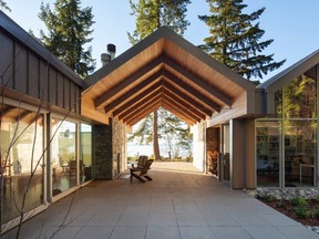 Roberts Creek home designed by Burgers Architecture.