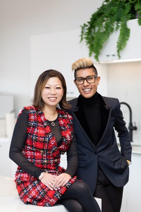 Phyllis Lui and Aleem Kassam of Kalu Interiors, who are taking part in this year's Homes For The Holidays event.