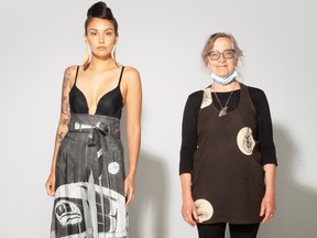Designer Wendy Van Riesen (at right) is set to retire after 16 years of design.