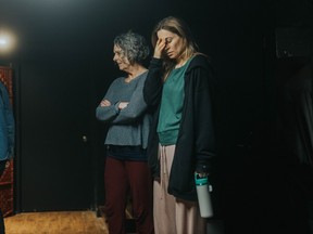 Photo of Gabrielle Rose (l) and CamilleSullivan from She Talks to Strangers