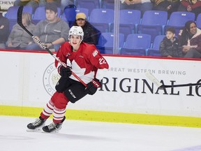 Tyler Thorpe is an 18-year-old right winger with the Vancouver Giants.