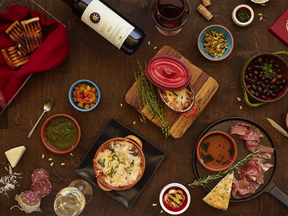 A sampling of the dishes at Matteo's in Wailea.