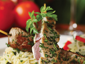 The fusion of Greek and Hawaiian meets on the menu at Pita Paradise.