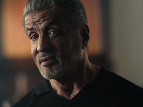 Sylvester Stallone in a scene from Sly, coming to Netflix Nov. 3.