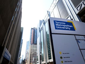 The Toronto Metropolitan University campus in downtown Toronto.
