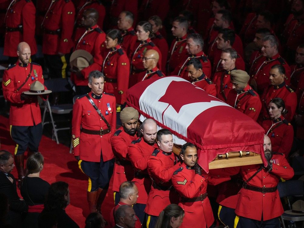 Photos: Thousands Gather For Const. Rick O'Brien's Funeral In Langley ...