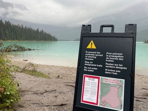 Parks Canada has closed all waterbodies in Yoho and Kootenay national parks until the end of March next year.