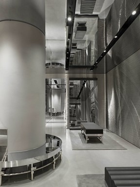 A glimpse inside the flagship alexanderwang store at 110 Bloor Street W in Toronto.