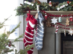 christmas stockings.
