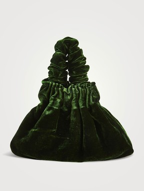 Bronze Age Halo Velvet Scrunchie Bag.