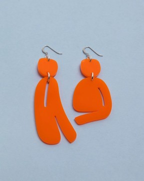 Warren Steven Scott Slashed Ovoids earrings.