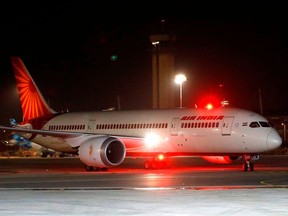 A Boeing 787 of Indian national carrier Air India.