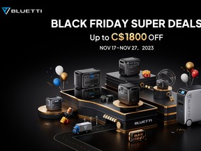 Black Friday is the best time to grab a BLUETTI solution. SUPPLIED