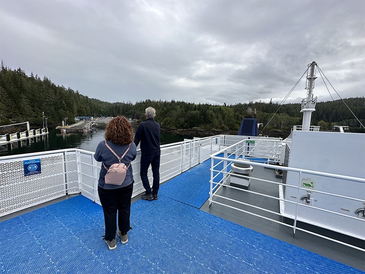  On the ferry from Bella Coola to Port Hardy.