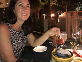 Searing tuna on a hot rock is one of may memorable moments at Kõ at the Fairmont Kea Lani in Wailea on Maui.