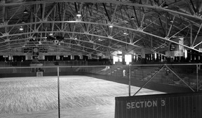 Interior of Kerrisdale Arena, 1950. Vancouver Archives AM1376-: CVA 262-2