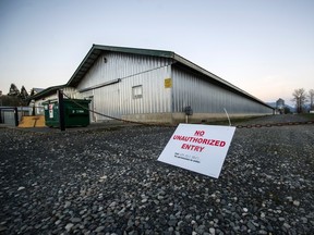 A chicken barn.