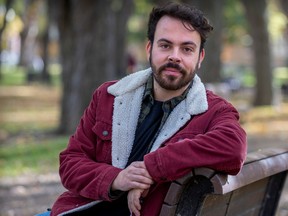 Filmmaker Eric Brunt at a park near his home in Montreal.