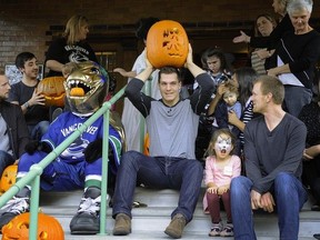 Bo Horvat made a special Halloween visit to Canuck Place children's hospice on Oct.26, 2015. The former Canucks captain never lost sight of how vital is was to donate his time to charitable causes.