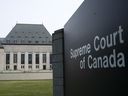 La Cour suprême du Canada à Ottawa.