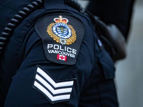 File photo of a Vancouver police badge